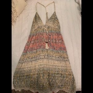 Multi colored boho dress